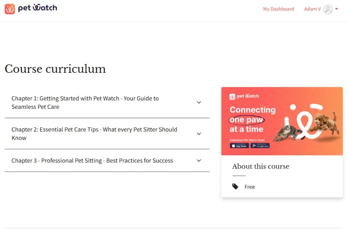 02-list-of-free-courses-on-the-pet-watch-online-academy