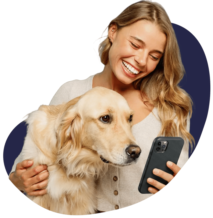 woman-with-dog